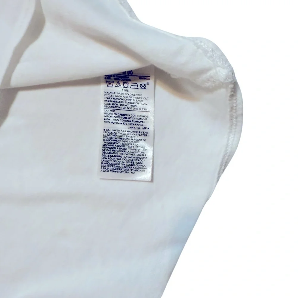 Old Navy|Kids Girls| White Graphic V-Neck A-Line Tank-Size 8 years